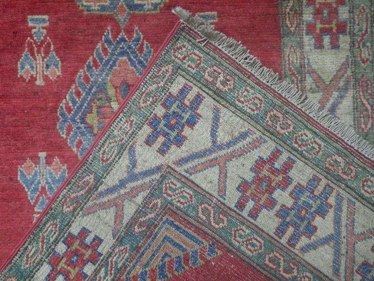 Handmade Kazak Design 2.7x10.6