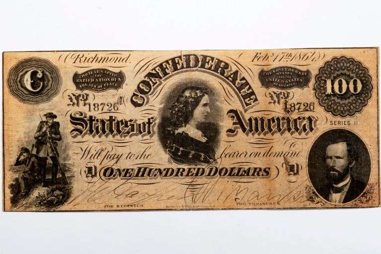 $100 CSA Series Feb 17 1864 Note