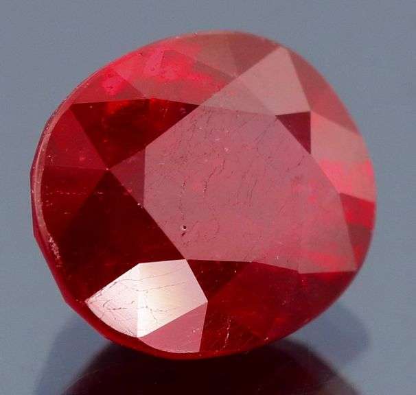 Rich blood red 6.61ct Ruby from Mozambique