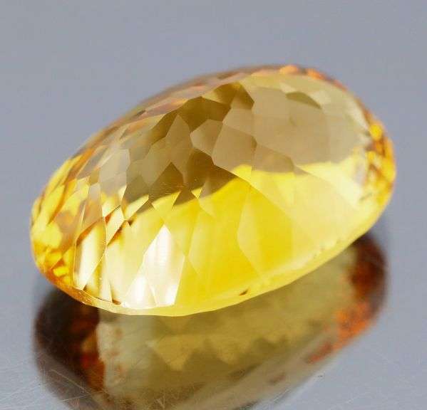 Large 23.60ct natural golden yellow Citrine