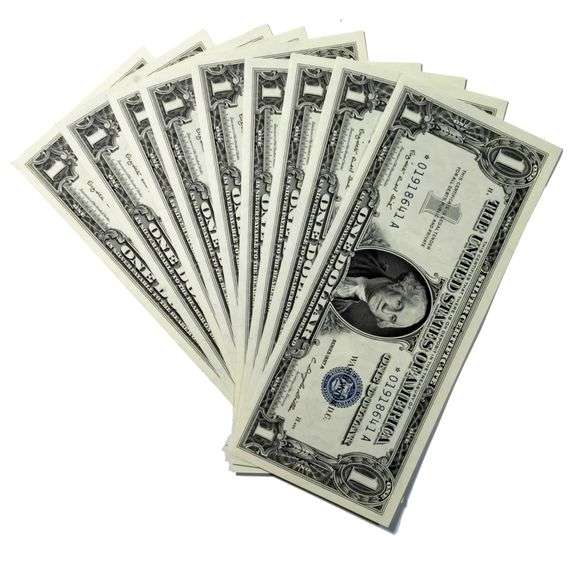 10 Consecutive CU 1957 A Star $1 Silver Certificates