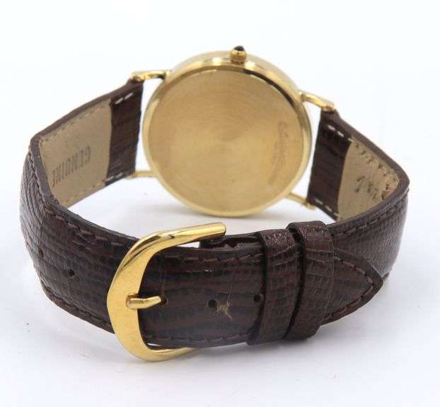 Lucian Piccard Quartz Date 33mm on Brown Leather Strap Watch