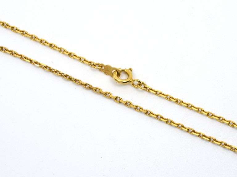 Strong 18k Cable Link Necklace