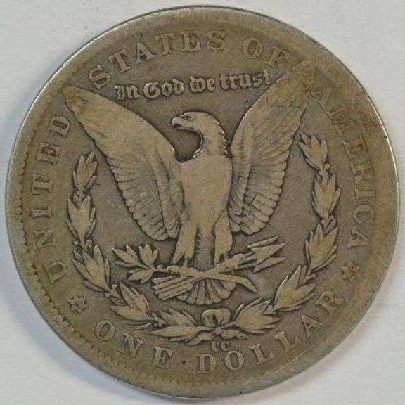 The Rare 1889-CC Morgan Silver Dollar in VG/Fine condition