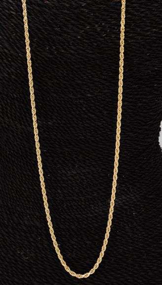 22k Yellow Gold Plated Sterling Silver Diamond-Cut Rope Chain 3.7mm Solid 925 Italy New Necklace 36"