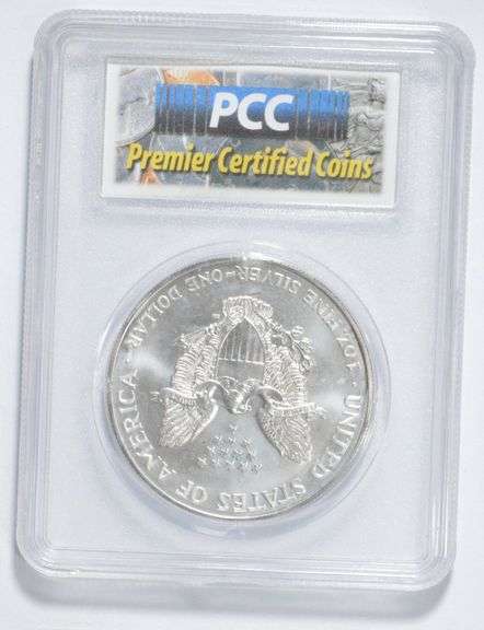 MS70 1997 American Silver Eagle - .999 Fine Silver - Graded PCC