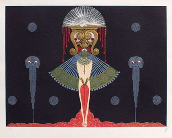 Very collectable original signed Erte