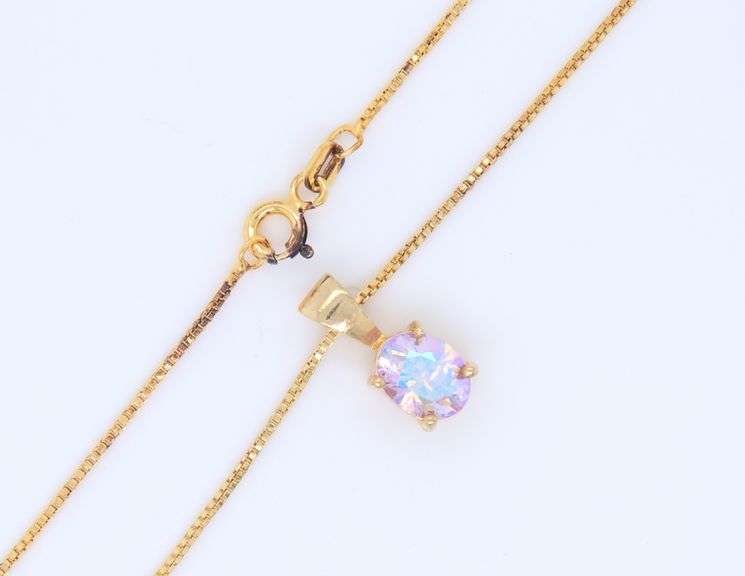 Lot of 2, Vintage 925 Sterling Silver Necklaces