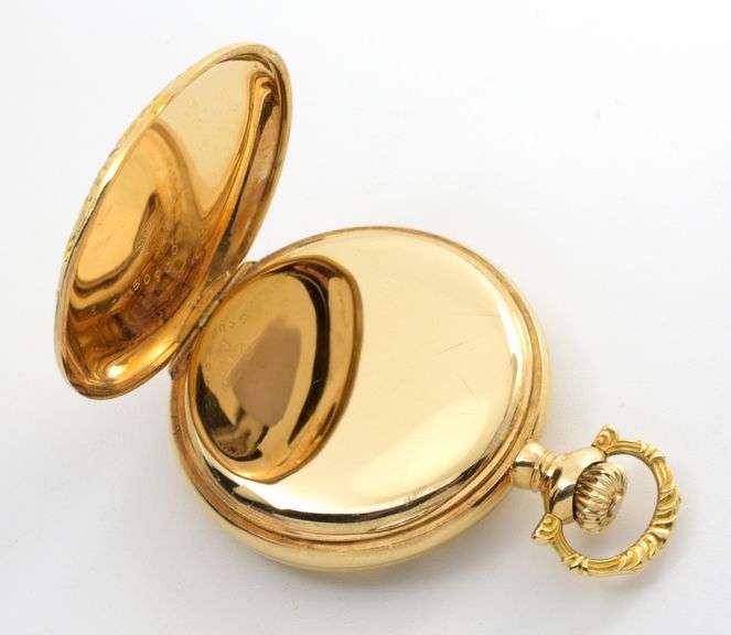Spectacular 1908 Waltham Women's 14K YG Pocket Watch
