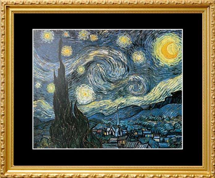 Rare Vintage Vincent Van Gogh, Starry Night