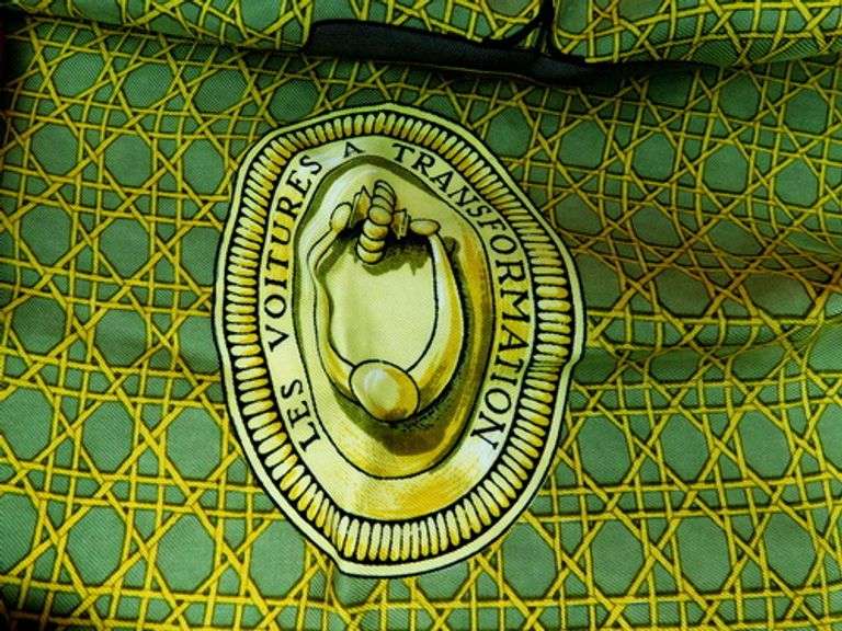 Authentic Hermes Silk Scarf with Box