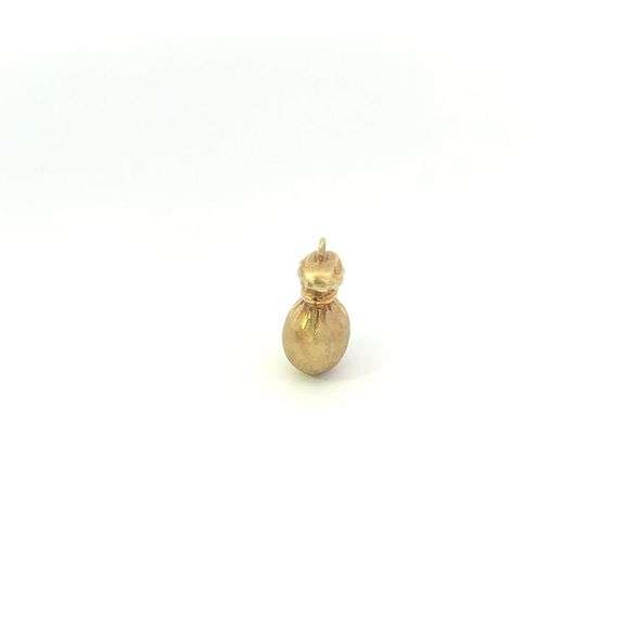 14K Yellow Gold 3D Bag of Cash Money Sack Wealth Fortune Charm/Pendant