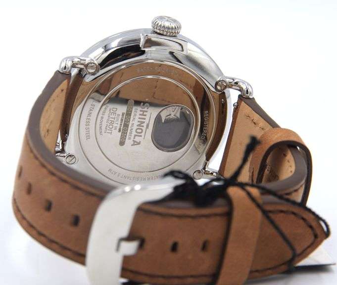 Shinola Runwell Automatic 45mm Black Dial Watch