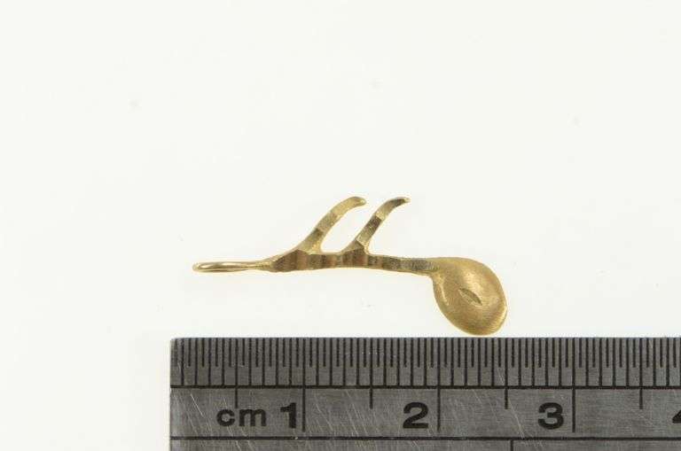 14K Yellow Gold Sixteenth Music Note Musician Symbol Charm/Pendant