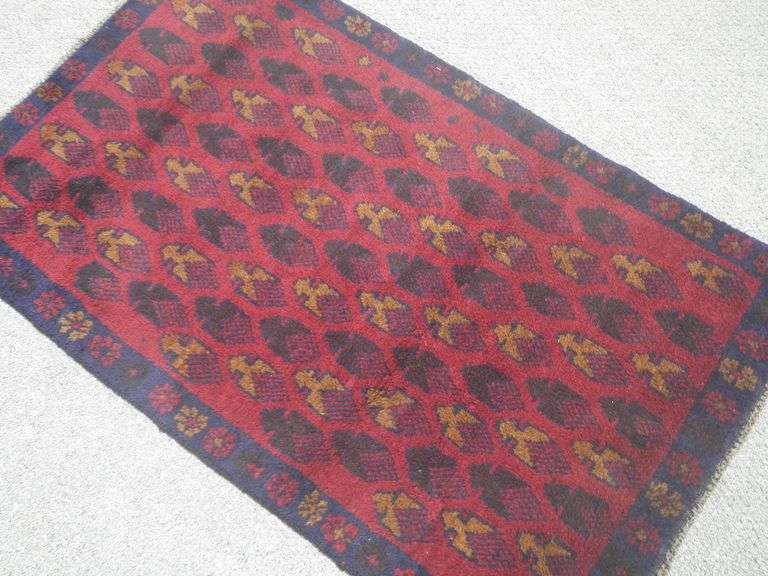 Handmade Persian Balouch 2.7x4.4