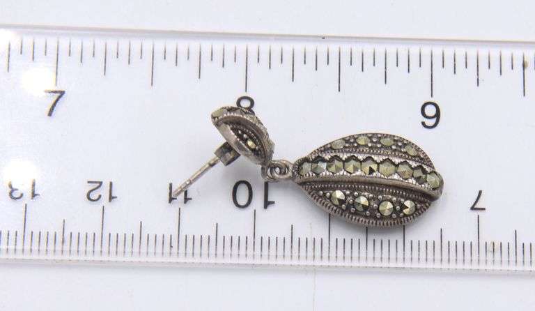 4 Pairs of 925 Sterling Silver Earrings