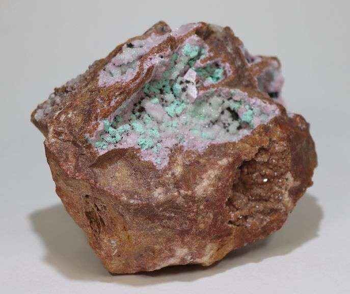 Huge! 3,570ct Selenite and Rosasite specimen