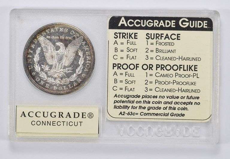 A3-65c 1881-S Morgan Silver Dollar - Accugrade Graded