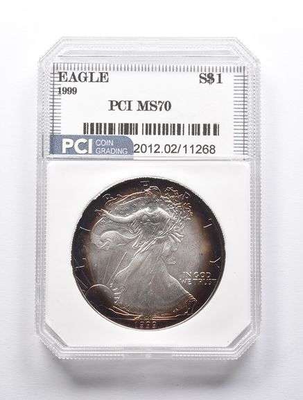 MS70 1999 American Silver Eagle PCI