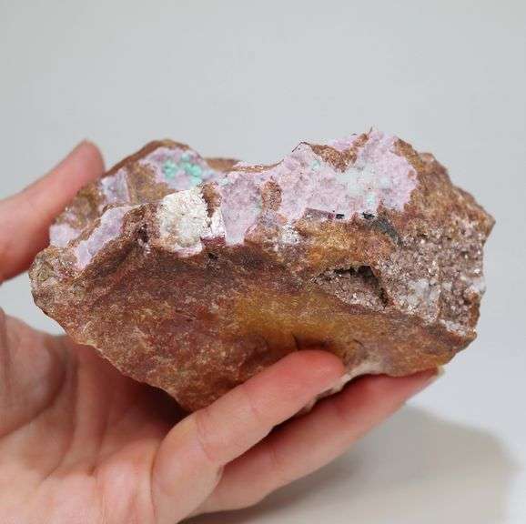 Huge! 3,570ct Selenite and Rosasite specimen