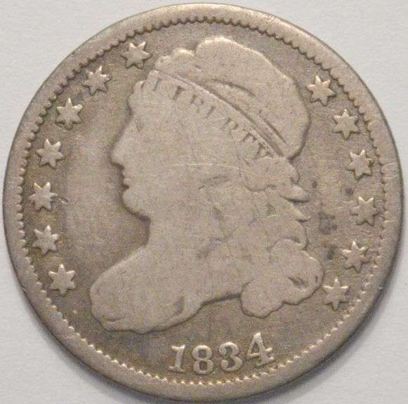 1834 Capped Bust Dime