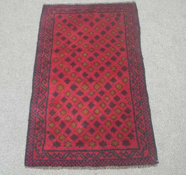 Handmade Persian Balouch 2.9x4.6