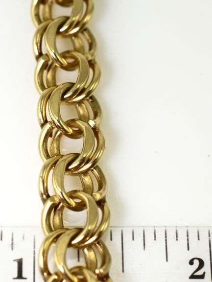 Haevy and Classic Vintage 14K Link Charm Bracelet