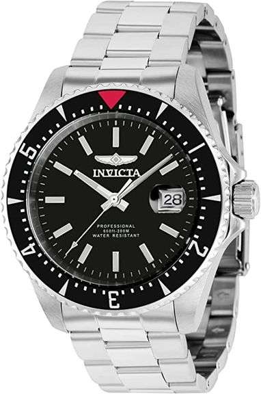 Invicta Black Dial Automatic, New In Box.