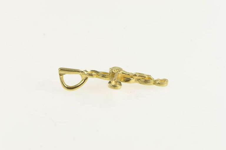 14K Yellow Gold Crucifix Cross Jesus Christian Faith Charm/Pendant