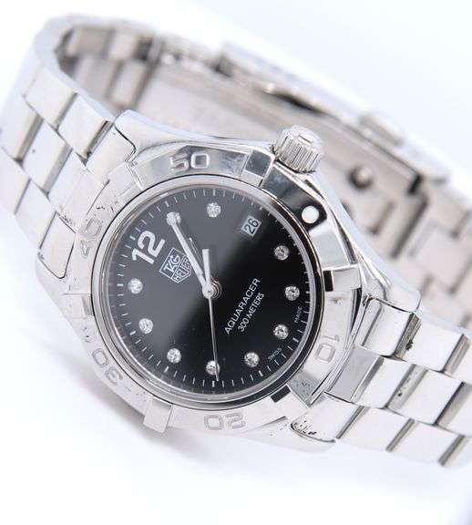 Tag Heuer Aquracer Black Diamond Dial Quartz Watch