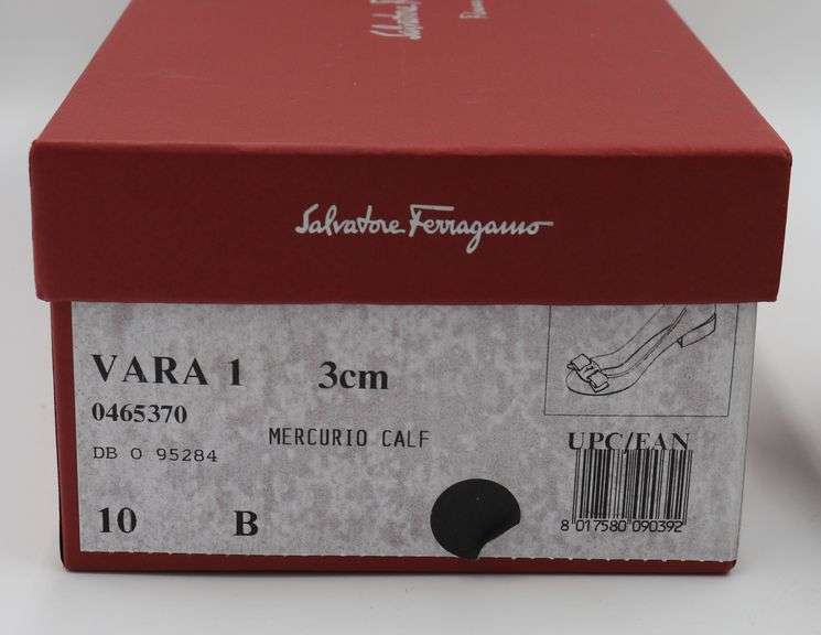 Ferragamo Vara 1 Mercurio Calf Pumps
