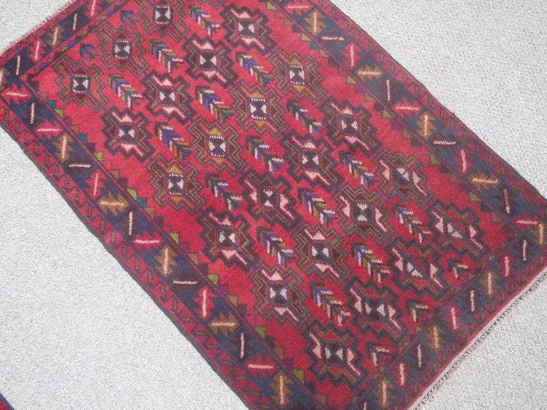Handmade Persian Balouch 2.11x4.7