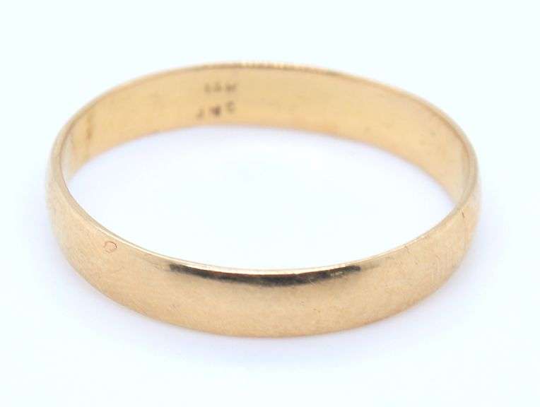 Simple Yellow Gold Wedding Band
