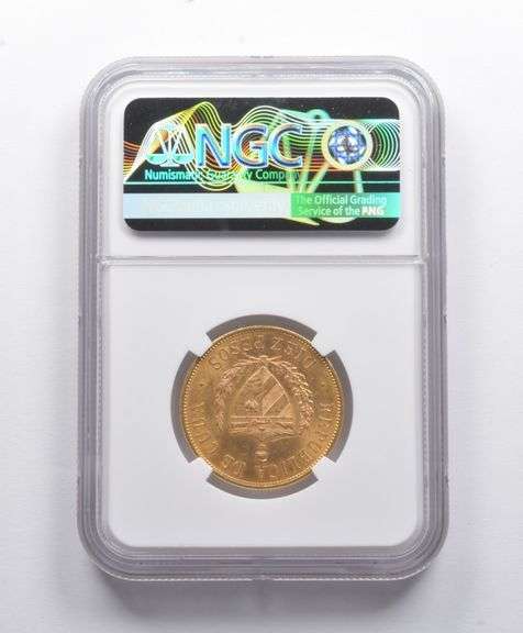 MS61 1916 Cuba Gold 10 Pesos NGC