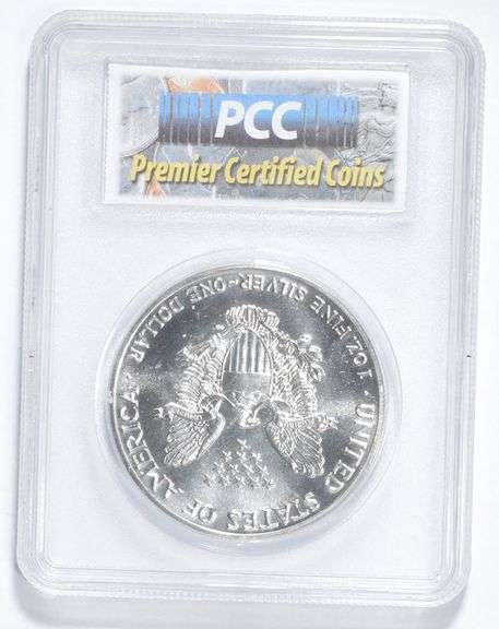MS70 1987 American Silver Eagle - .999 Fine Silver - Graded PCC