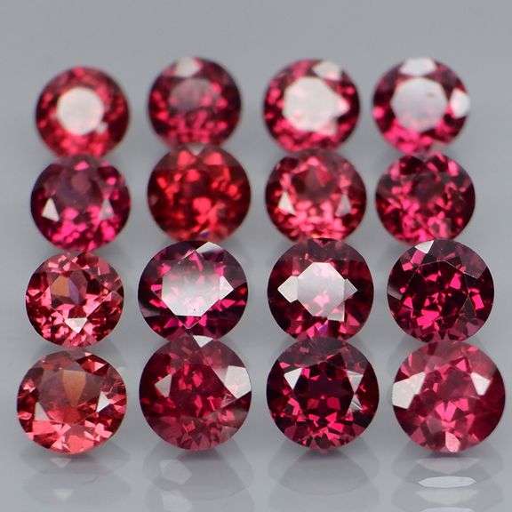 Premium solitaire cut 10.23ct VS Rhodolite Garnet set