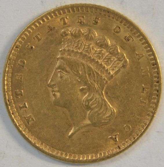 Lovely lustrous 1856 US Type 3 $1 Gold Piece