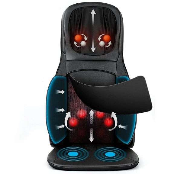 Neck And Back Massager With Heat Shiatsu Massage Chair