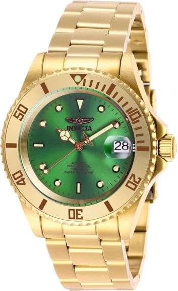 Invicta Green Dial Automatic, New in Box.