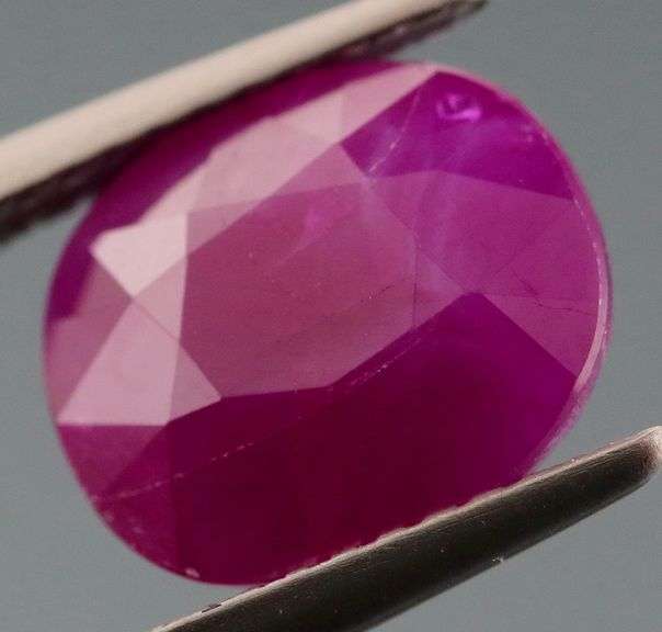 Large 4.37ct collectors violet pink Ruby