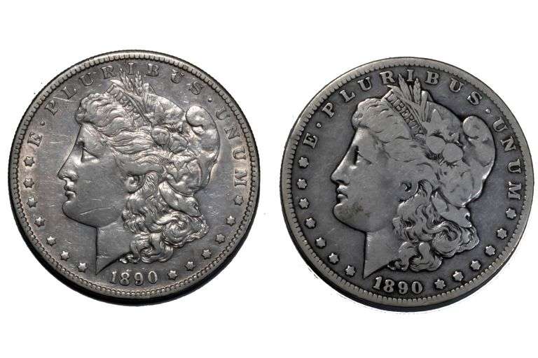 1890 O&S Morgan From A Near Full Set of Morgans