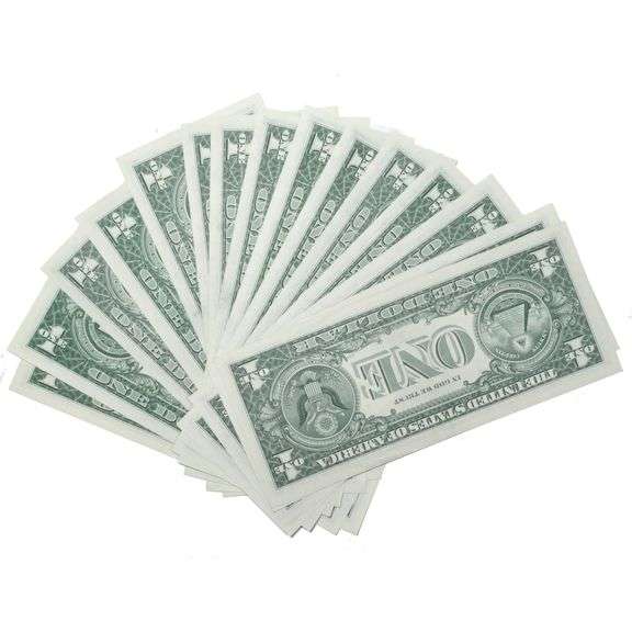 9 BU and 2 Circulated Star 1963 A Barr $1 FRN Notes