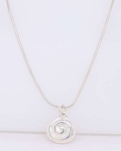 RLM Studio Sterling Silver Snail Pendant with chain