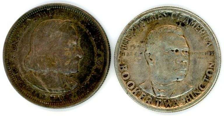 2 Different Silver Commemoratives: 1892 & 1946