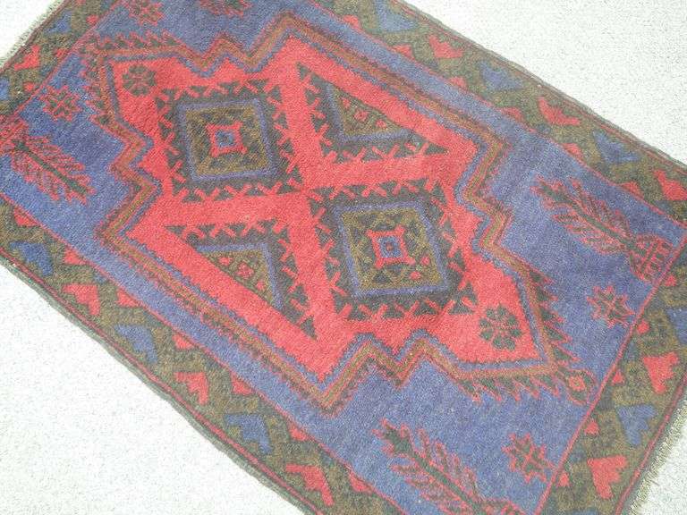 Handmade Persian Balouch 3.0x4.10