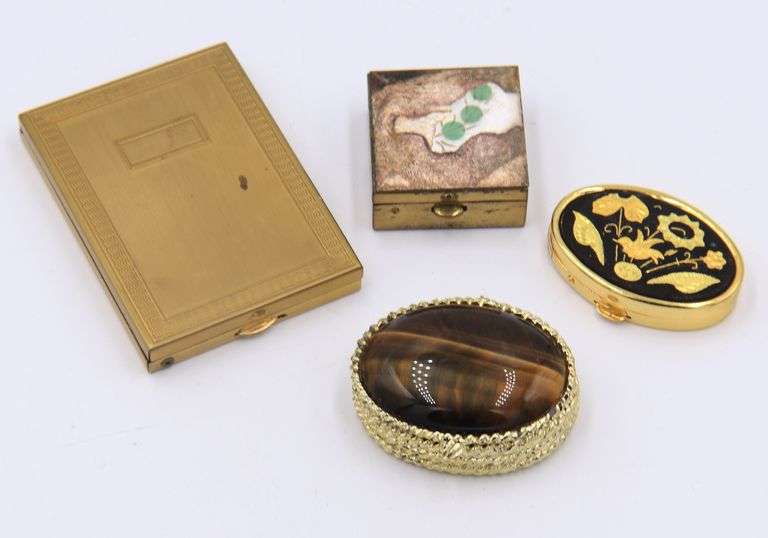 Group Lot of 4 Trinket Boxes