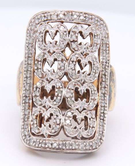 Vintage Sterling Silver Filigree Ring