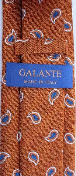 Fine Quality Italian Hand Made Silk Tie By Galante