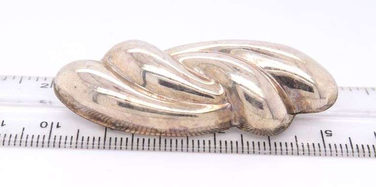 Vintage 925 Sterling Silver Mexico Brooch Pin