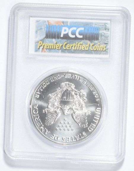 MS70 1989 American Silver Eagle - .999 Fine Silver - Graded PCC